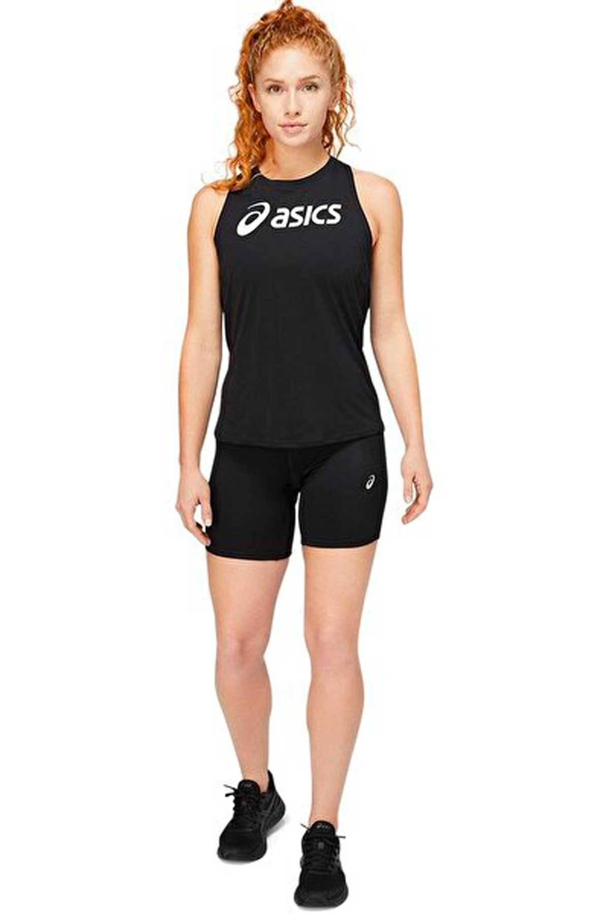 Asics Asics Core Asics Tank Siyah Tenis Kolsuz Tshirt