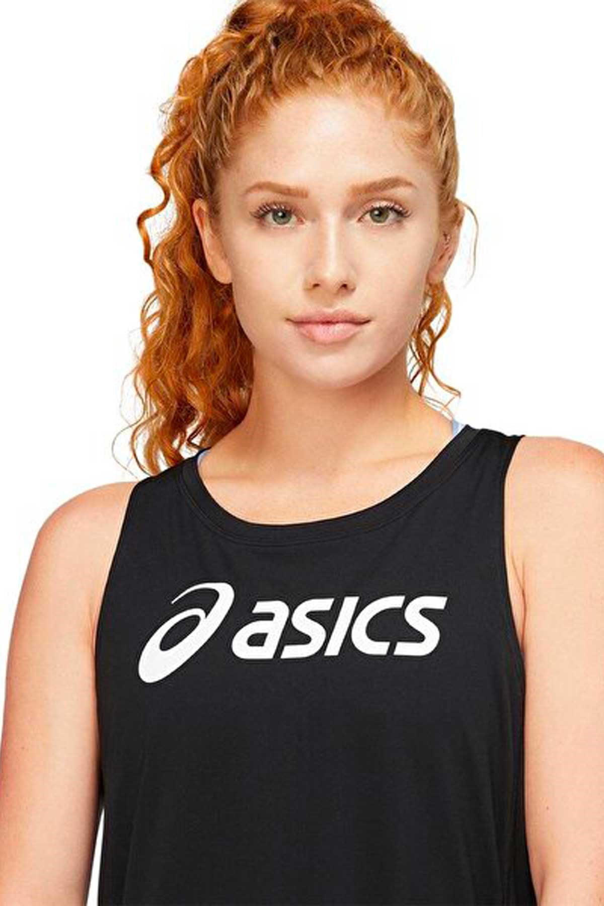 Asics Asics Core Asics Tank Siyah Tenis Kolsuz Tshirt