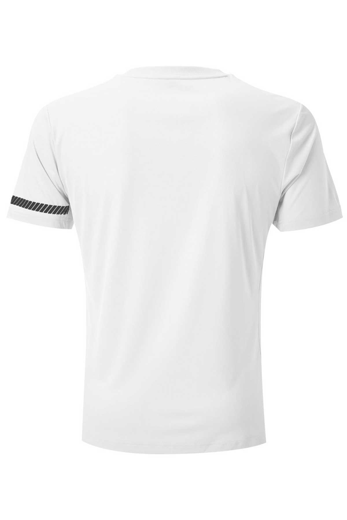 Asics & Onitsuka Tiger Asics Court M SS Tee Erkek Beyaz Tenis Tişört