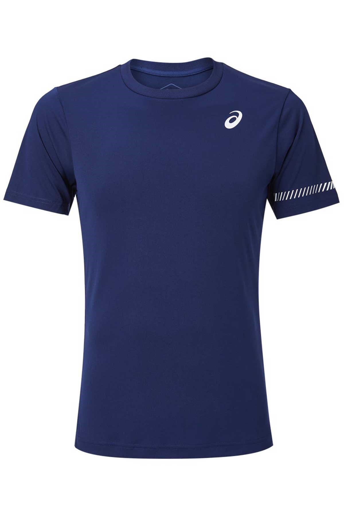 Asics & Onitsuka Tiger Asics Court M SS TEE Erkek Lacivert Tenis Tişört