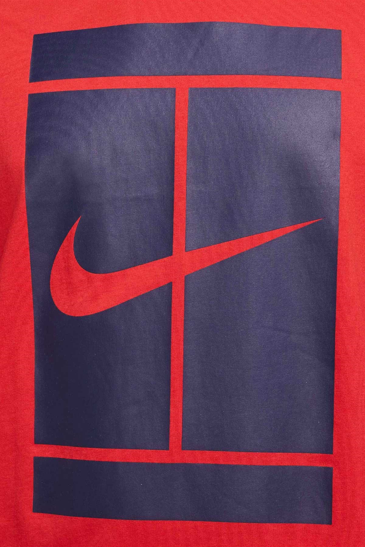 Nike Nike Court Men SSNL Kırmızı Erkek Tenis Tişörtü