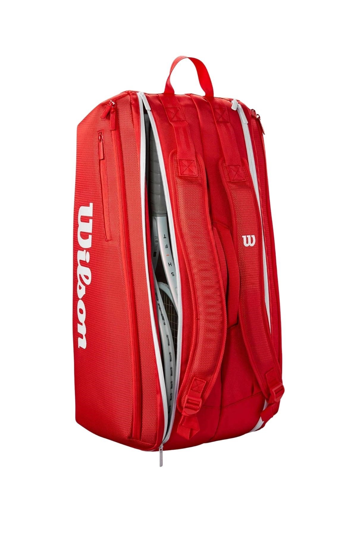 Wilson Wilson Super Tour Red 9PK Tenis Raket Çantası