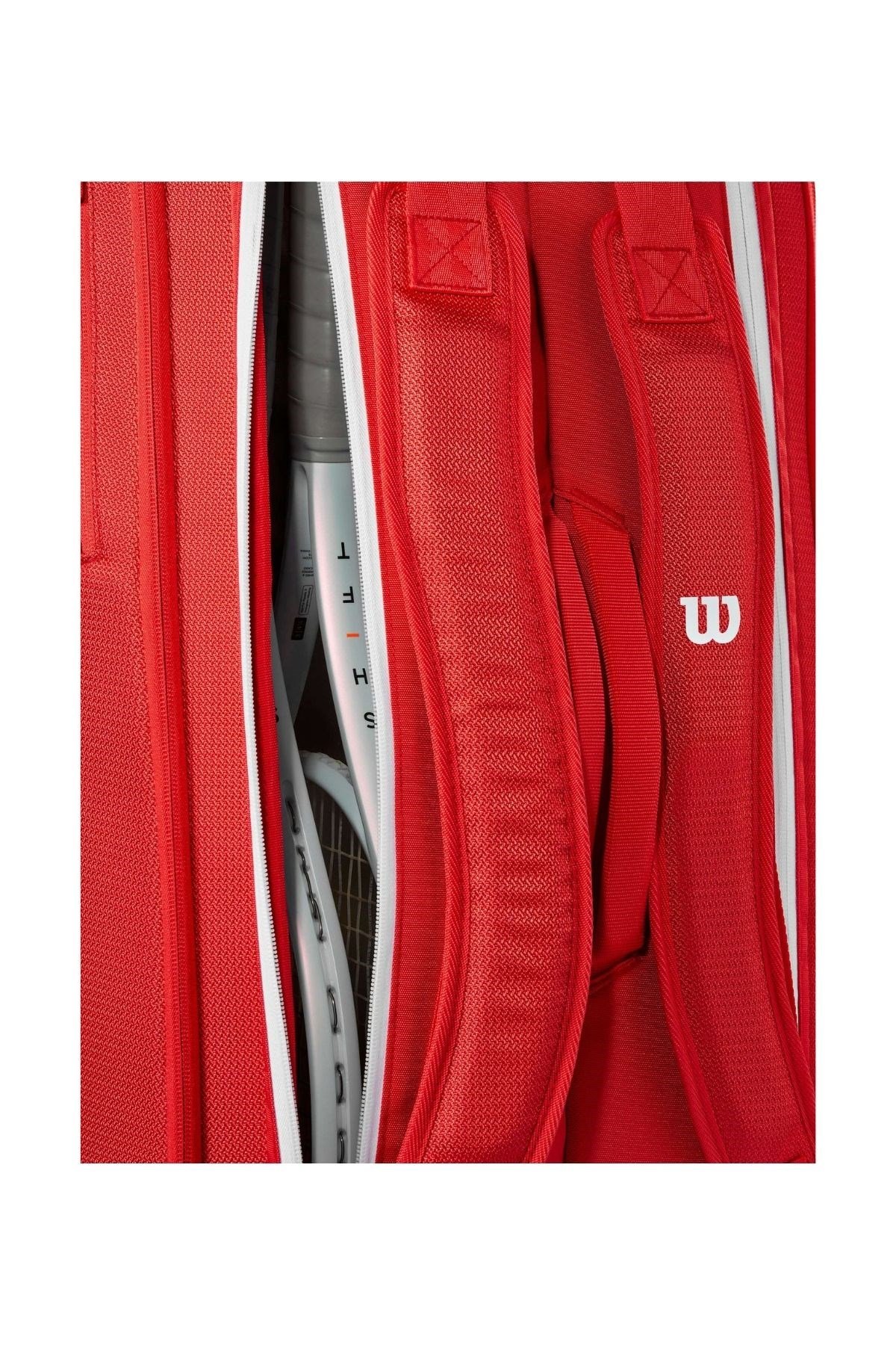 Wilson Wilson Super Tour Red 9PK Tenis Raket Çantası