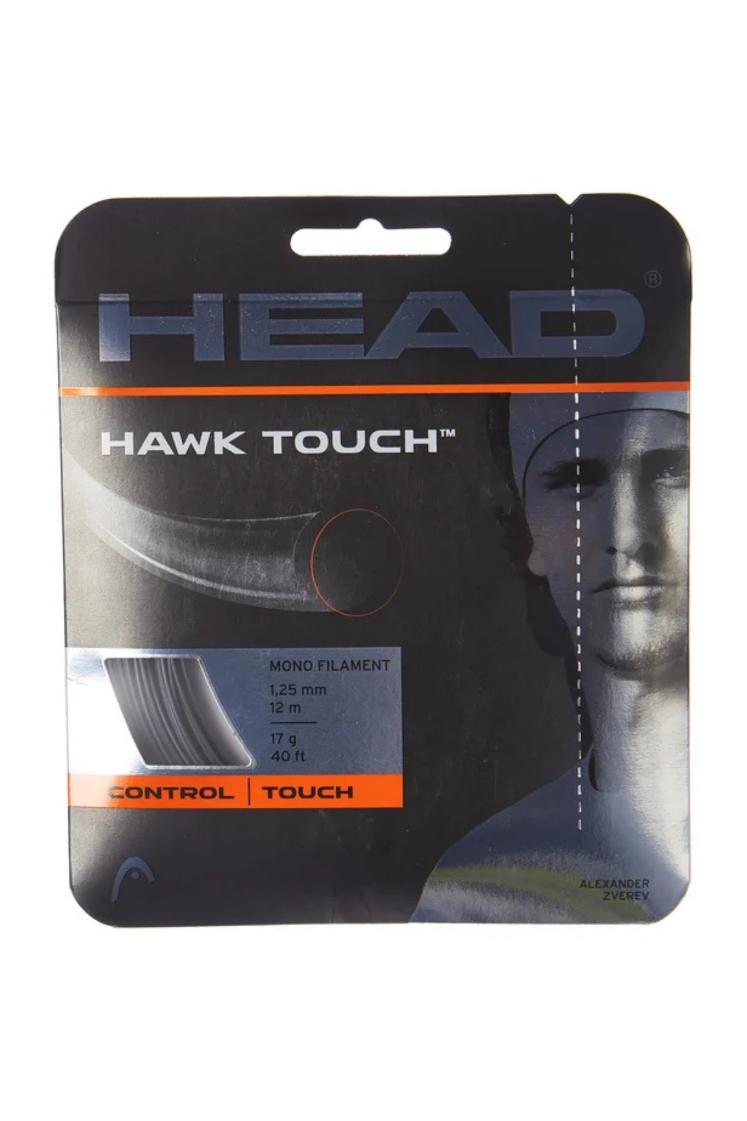 Head Head Hawk Touch 125 Antrasit Tenis Kordaj Teli 12m