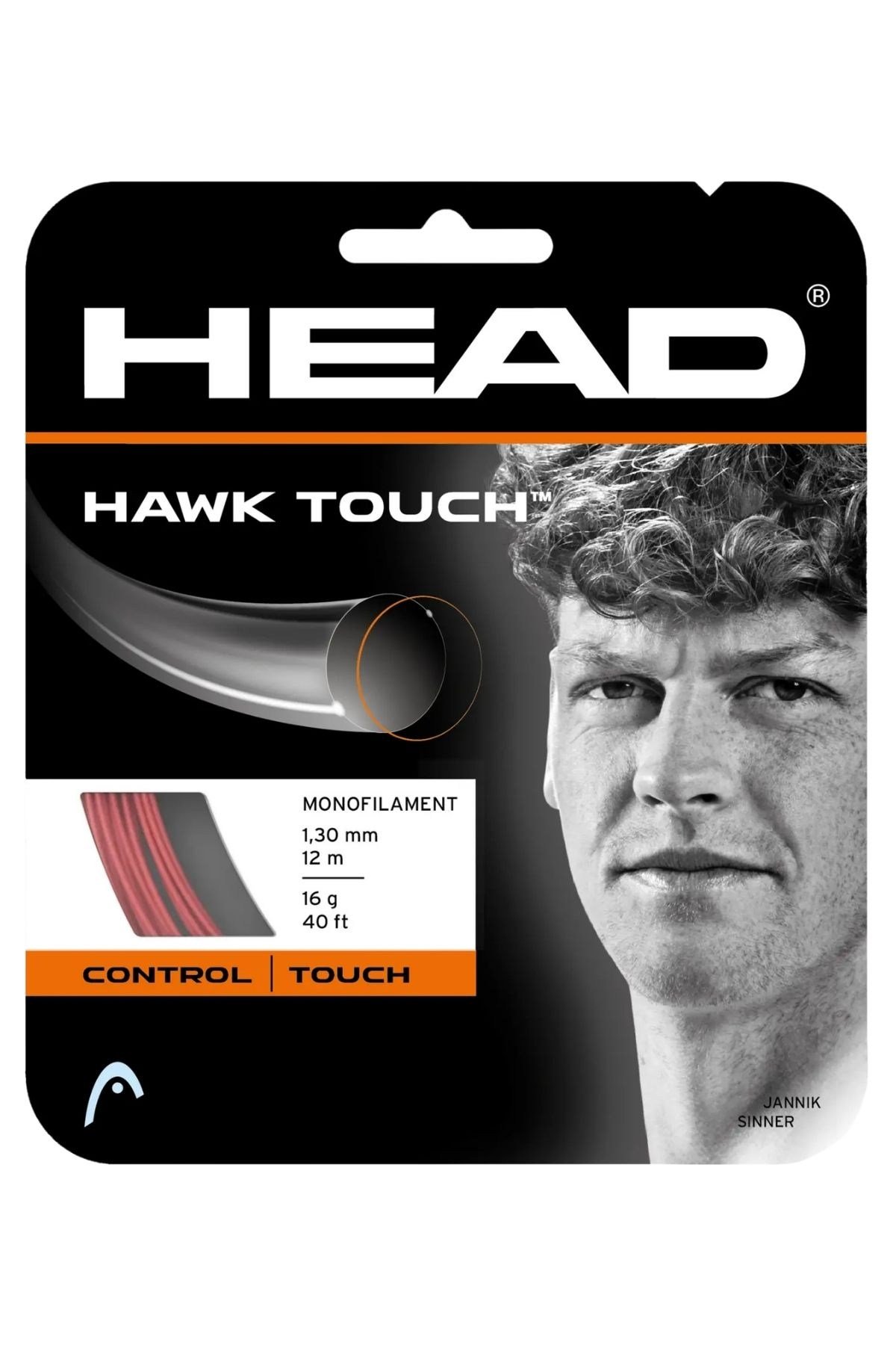 Head Head Hawk Touch 125 Kırmızı Tenis Kordaj Teli 12m