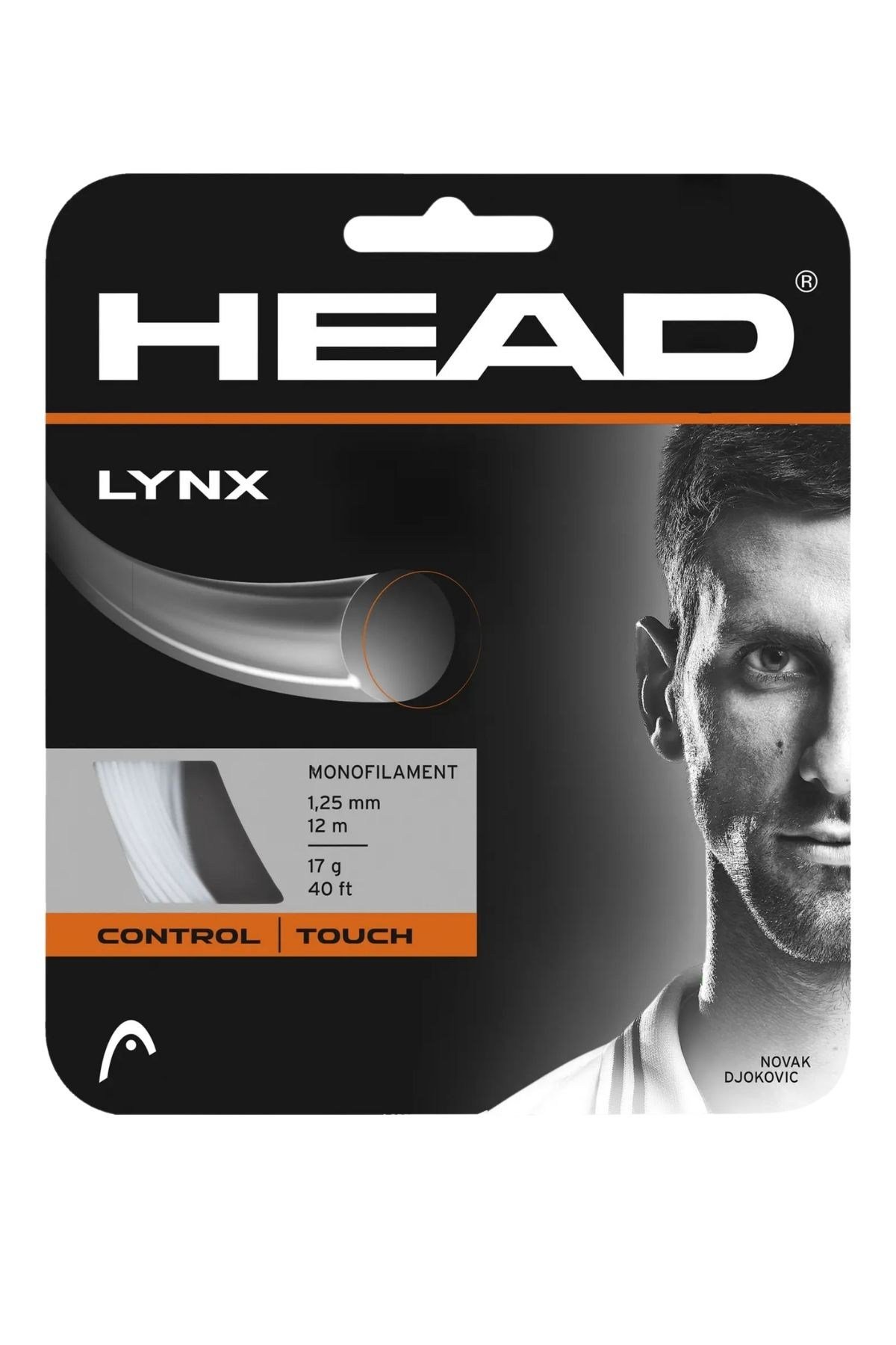 Head Head Lynx 125 Beyaz Tenis Kordaj Teli 12m