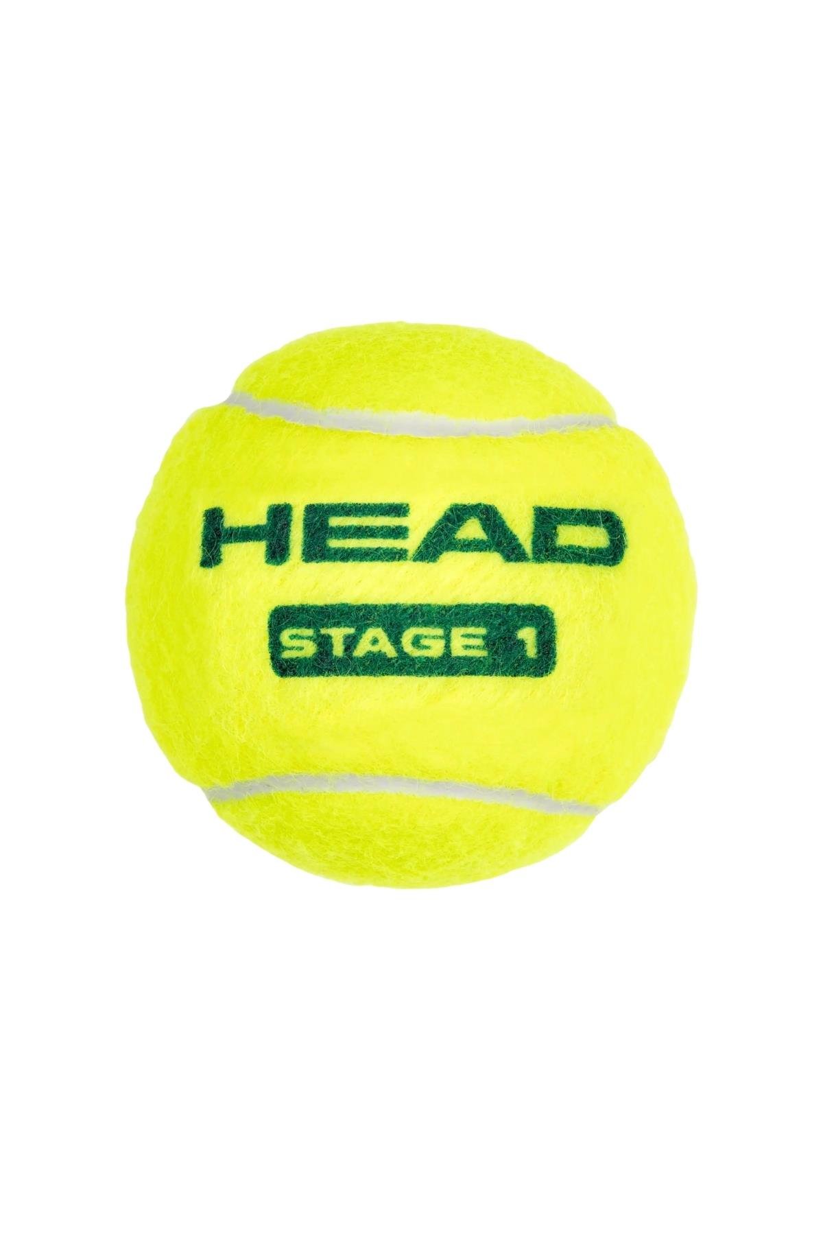 Head Head Stage 1 Yeşil Noktalı 3'lü Tenis Topu