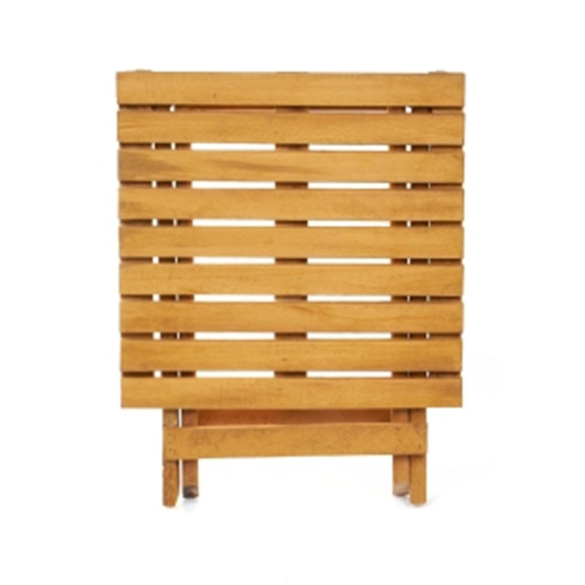 Ahşap Minderli Şezlong Seti Bahçe & Balkon & Teras & Plaj (katlanır Ikili Set - 2 Şezlong + 1 Sehpa)