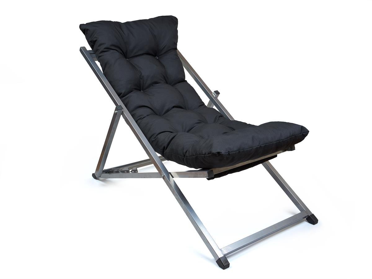 Minderli - Mit Şezlong Seti Bahçe&balkon&teras&plaj Katlanır Set - 1 Şezlong 1sehpa