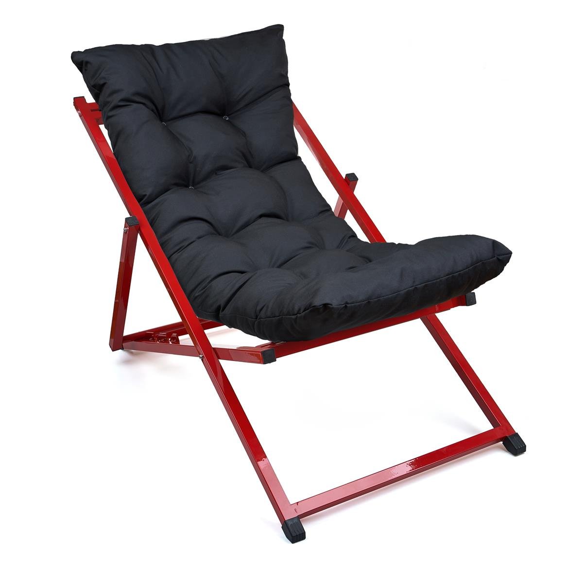 Minderli - YAT Şezlong Seti Bahçe&balkon&teras&plaj Katlanır Set - 1 Şezlong 1sehpa