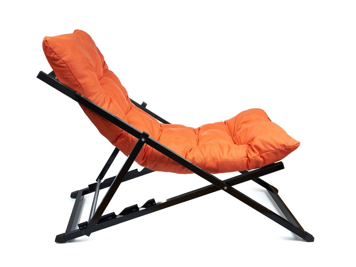 Minderli - Zeta Şezlong Seti Bahçe&balkon&teras&plaj Katlanır Ikili Set - 2 Şezlong 1 Sehpa Renkli 