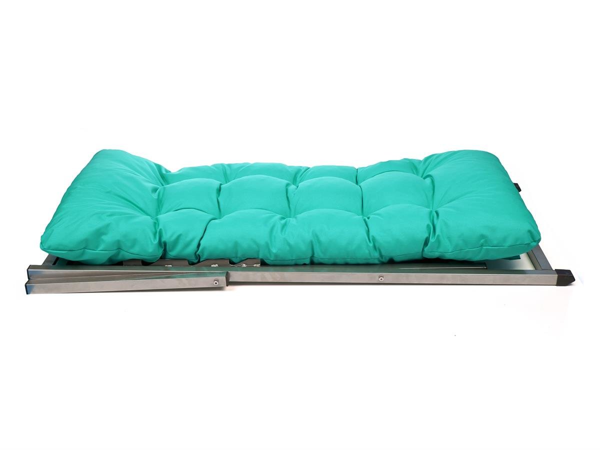 Minderli - Zeta Şezlong Seti Bahçe&balkon&teras&plaj Katlanır Ikili Set - 2 Şezlong 1 Sehpa  Renkli 