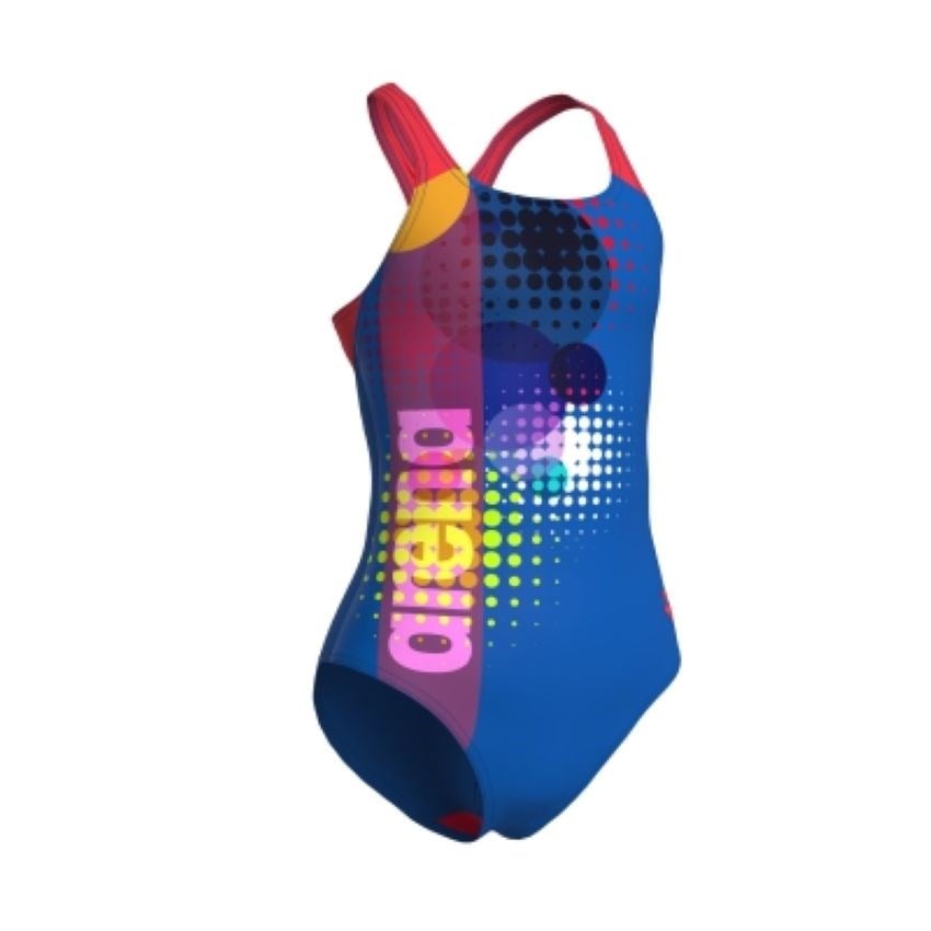 Arena G Dots Swimsuit Swim Pro Back Çok Renkli Kız Çocuk Yüzücü Mayosu 010745370