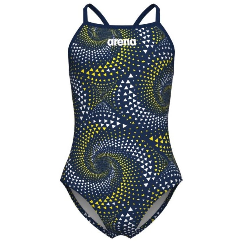 Arena G Fireflow Swimsuit Lighttdrop Back Çok Renkli Kız Çocuk Mayosu 010406100