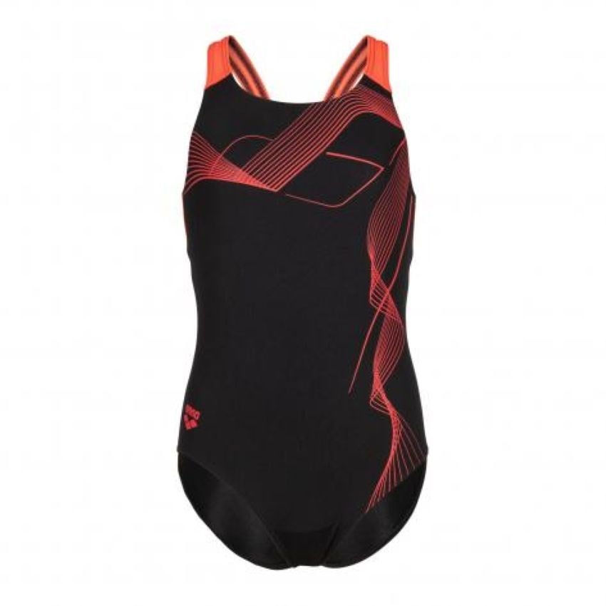 Arena G Vibe Swimsuit Swim Pro Back Siyah Kız Çocuk 011754530