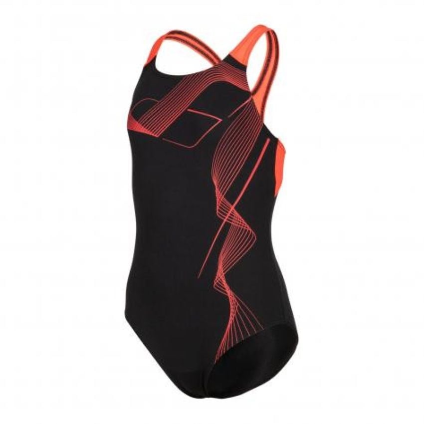 Arena G Vibe Swimsuit Swim Pro Back Siyah Kız Çocuk 011754530