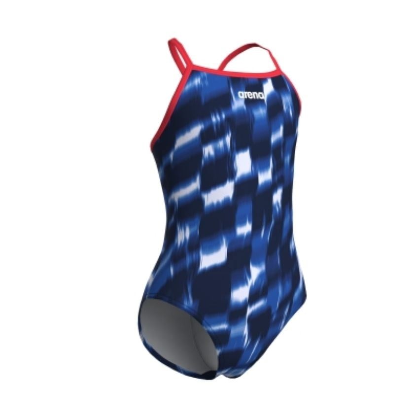 Arena G Wave Swimsuit Lightdrop Back Mavi Kız Çocuk Mayosu 011740200