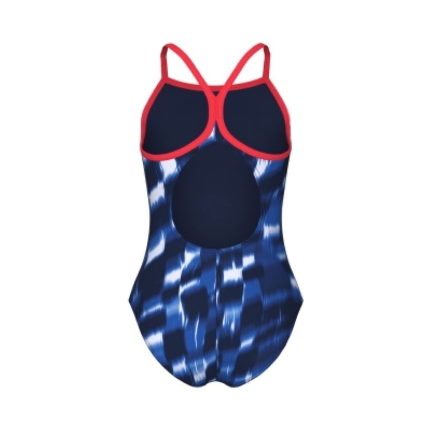 Arena G Wave Swimsuit Lightdrop Back Mavi Kız Çocuk Mayosu 011740200