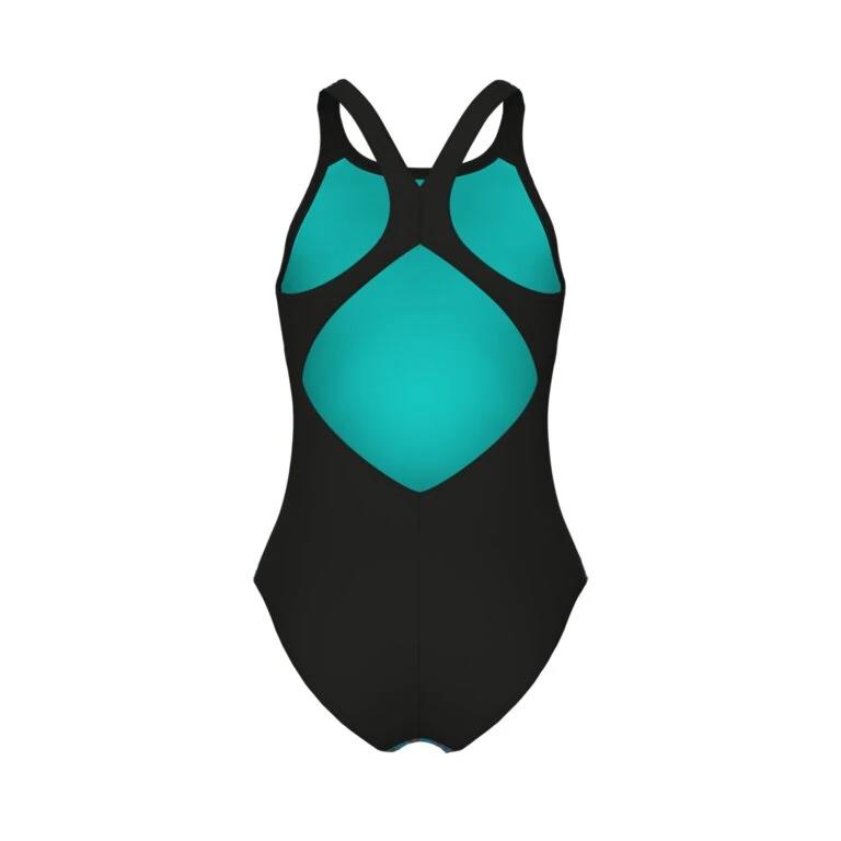 Arena Girl's Multi Colours Swimsuit V Back Kız Çocuk Yüzücü Mayo 009007509