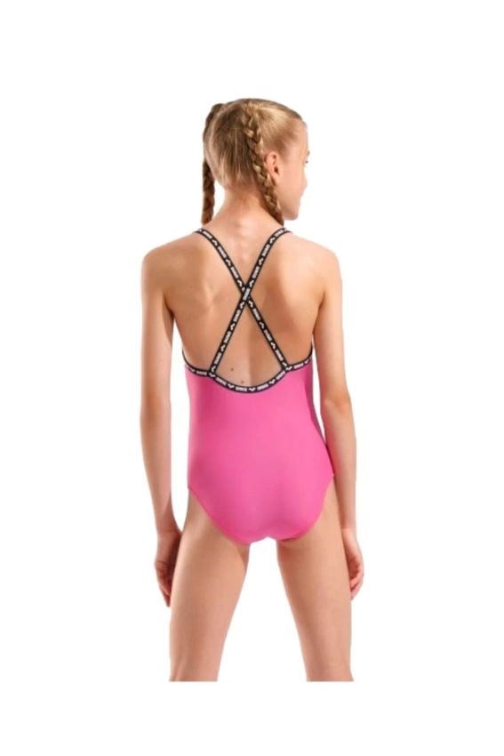 Arena Girl's Solid Swimsuit Kız Çocuk Yüzücü Mayo Pembe 011033900