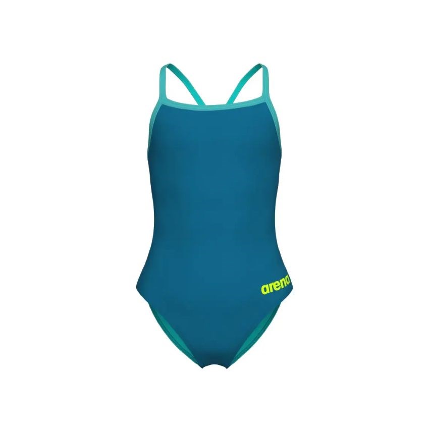 Arena Girls Team Swimsuit Challenge Solid Kız Çocuk Yüzücü Mayosu 004765668