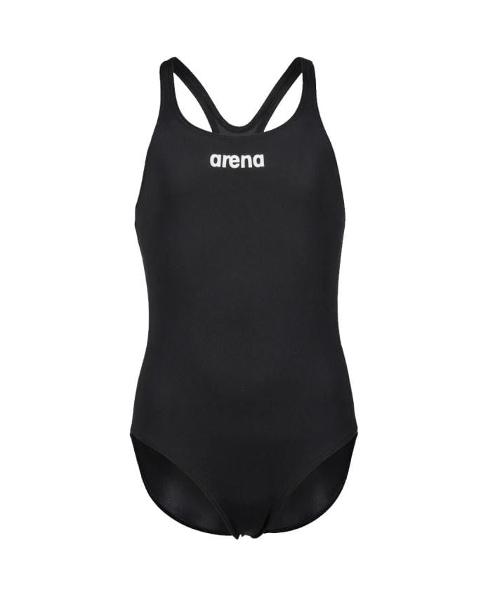 Arena Girl's Team Swimsuit Swim Pro Solid L Kız Çocuk Yüzücü Mayo Siyah 005755550