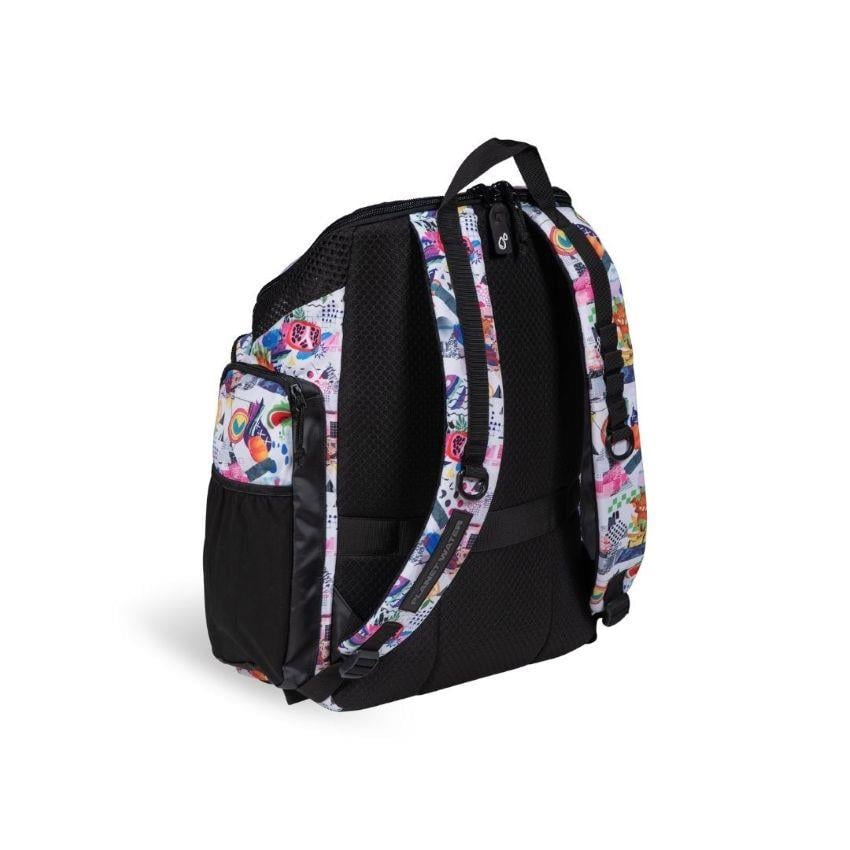 Arena One Go Backpack 45L Allover Collage Unisex Yüzücü Sırt Çantası 010232101