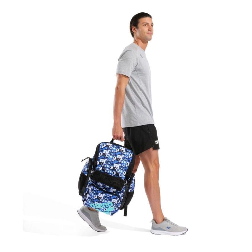 Arena One Go Backpack 45L Allover Unisex Yüzücü Sırt Çantası 010232103