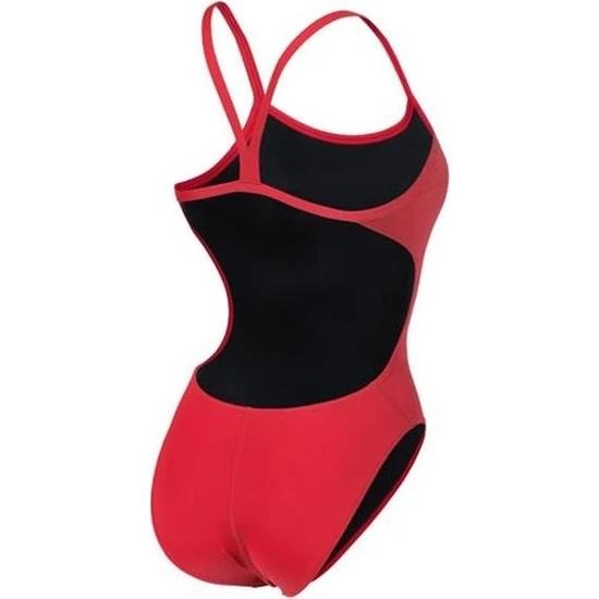 Arena Team Swimsuit Challenge Solid Kadın Kırmızı Yüzücü Mayosu 004766450