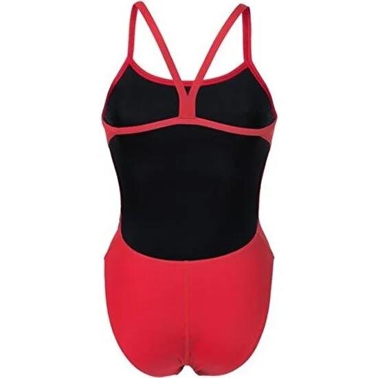 Arena Team Swimsuit Challenge Solid Kadın Kırmızı Yüzücü Mayosu 004766450