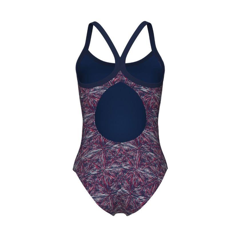 Arena Womens Abstract Tiles Swimsuit Lightdrop Kadın Yüzücü Mayosu 007141417