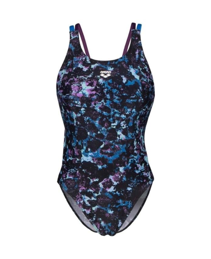 Arena Womens Rockin Swim Tech Multi Back Swimsuit Kadın Yüzücü Mayosu 008159889