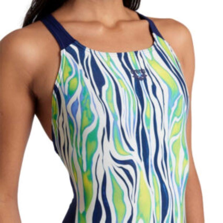 Arena Womens Zebra Stripes Swim Pro Back Swimsuit Kadın Yüzücü Mayosu 007217157