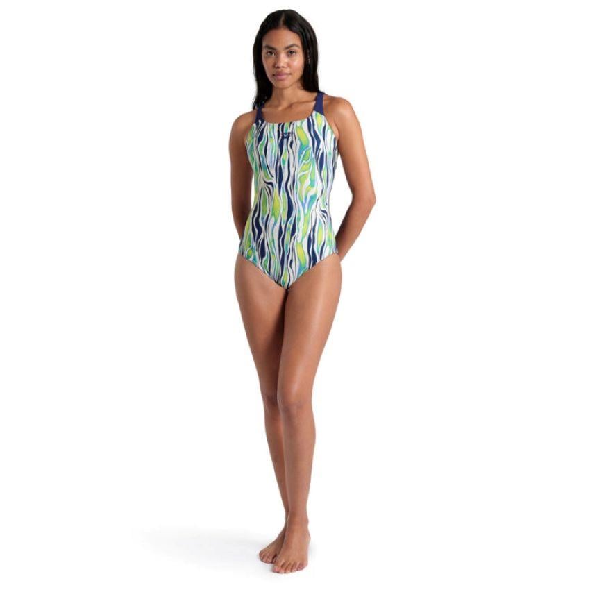 Arena Womens Zebra Stripes Swim Pro Back Swimsuit Kadın Yüzücü Mayosu 007217157