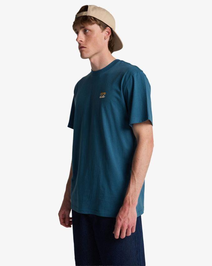 Billabong Icon Wave Short Sleeve Erkek T-Shirt EBYZT00575 Mavi