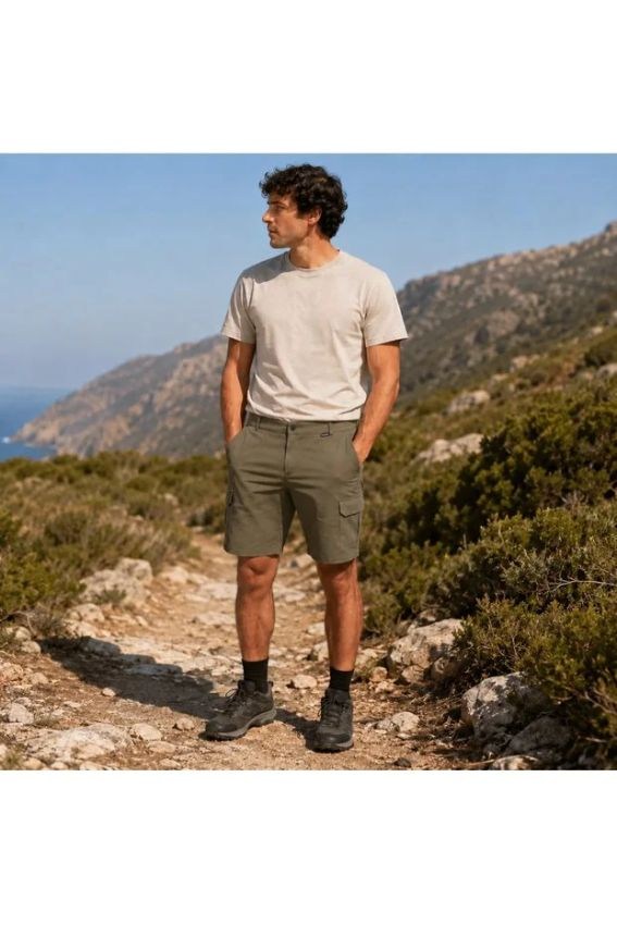 Champp Terrain Lite Outdoor Erkek Şort Yeşil CMP2509