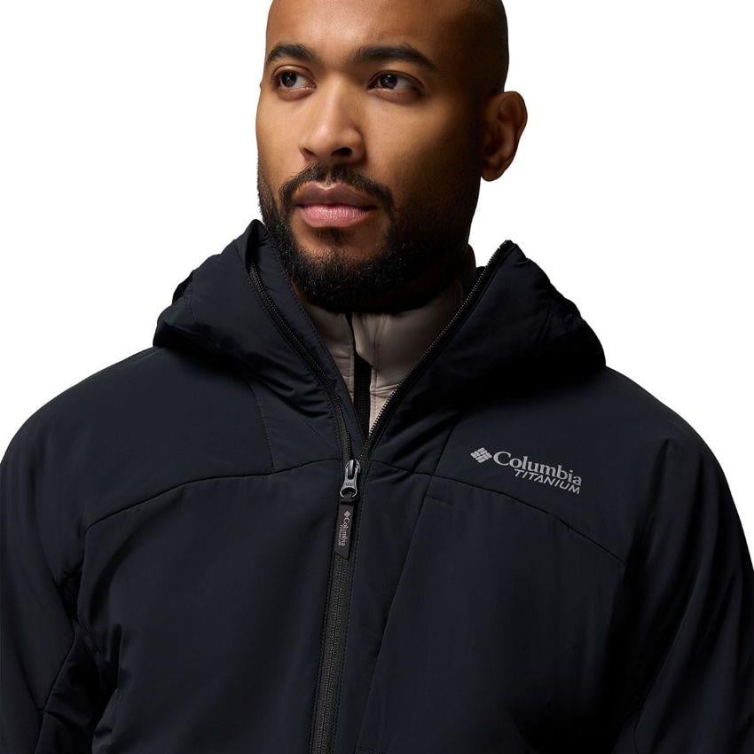 Columbai Silver Leaf™ Lite Hooded Jacket Siyah Erkek Outdoor Mont WO0604-010