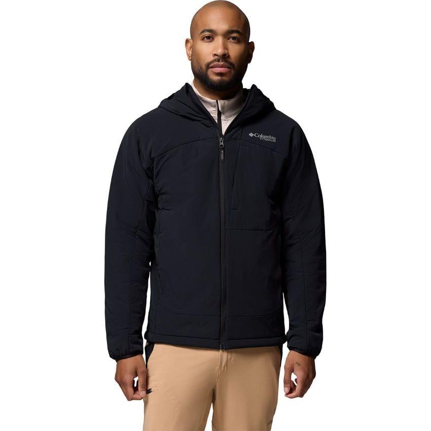 Columbai Silver Leaf™ Lite Hooded Jacket Siyah Erkek Outdoor Mont WO0604-010