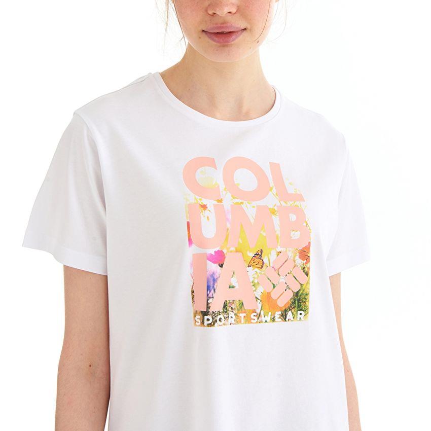 Columbia CSC Floral Blur Kadın Kısa Kollu T-Shirt CS0315-100