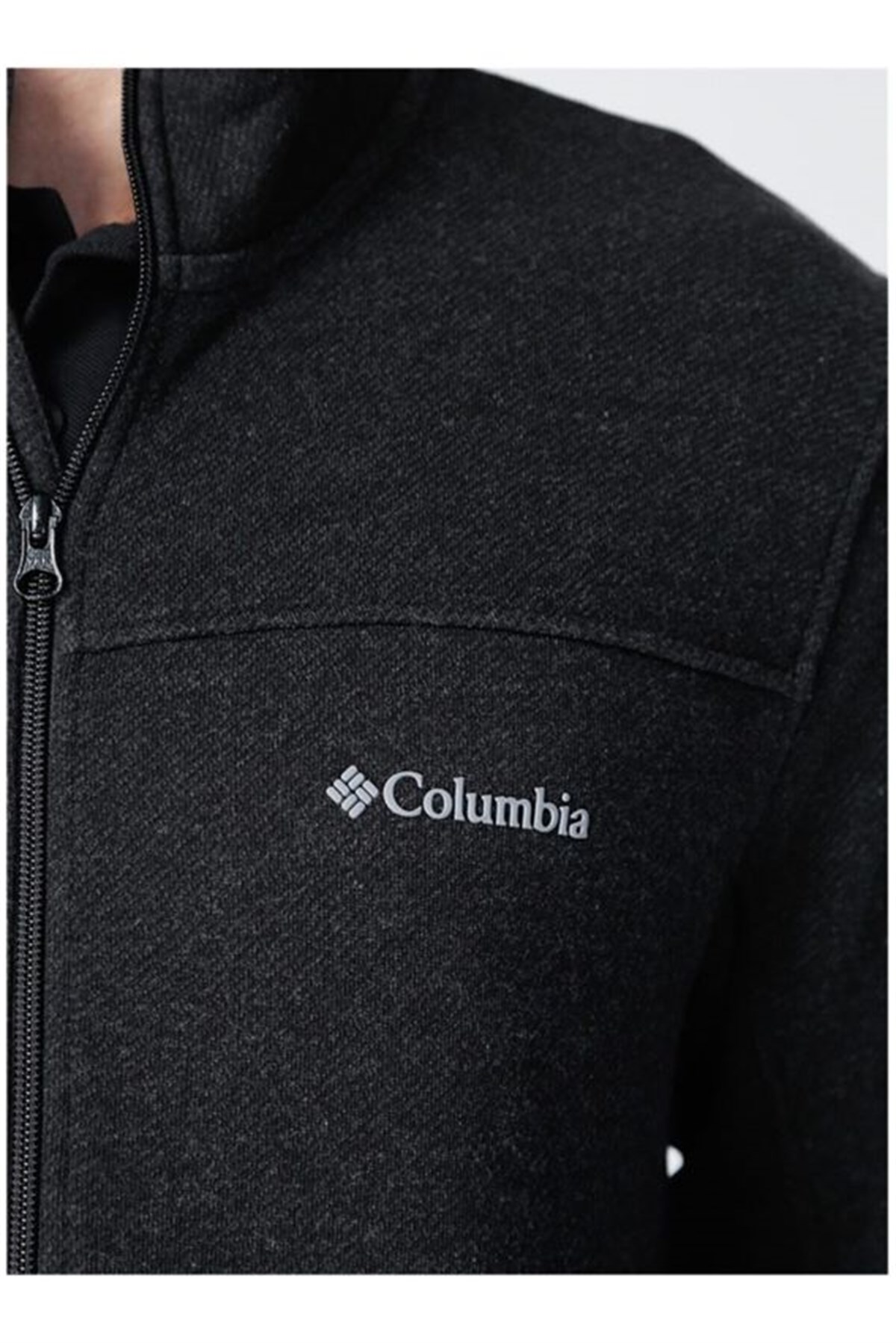 Columbia CSC M Basic Logo Track Top Erkek Fermuarlı Sweatshirt CS0054-012