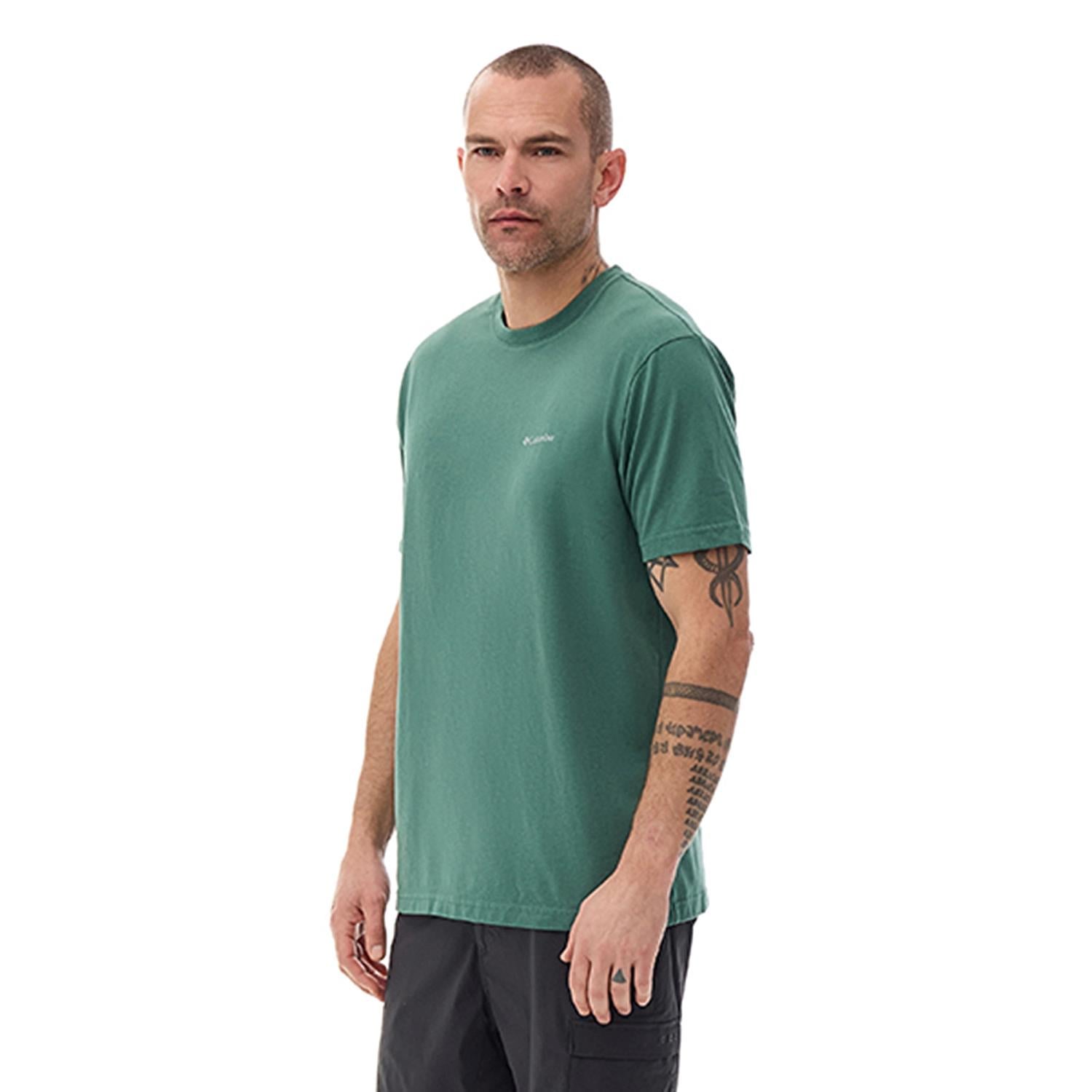 Columbia Csc M Basic Sm Logo Brushed Ss Tee Erkek Kısa Kollu Tişört CS0282