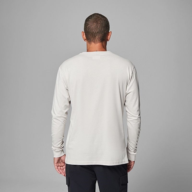 Columbia Csc M Basic Sm Logo Ls Tee Bordo Erkek Outdoor Tshirt CS0354