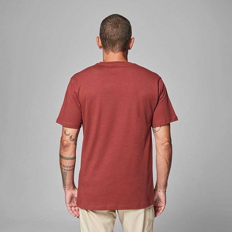Columbia CSC M Hex Woodblock Badge SS Tee Erkek Tişört CS0524