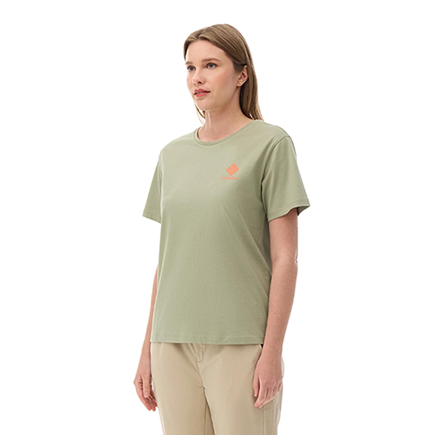 Columbia CSC Stacked Mini Gem Logo Kadın Kısa Kollu T-Shirt CS0316