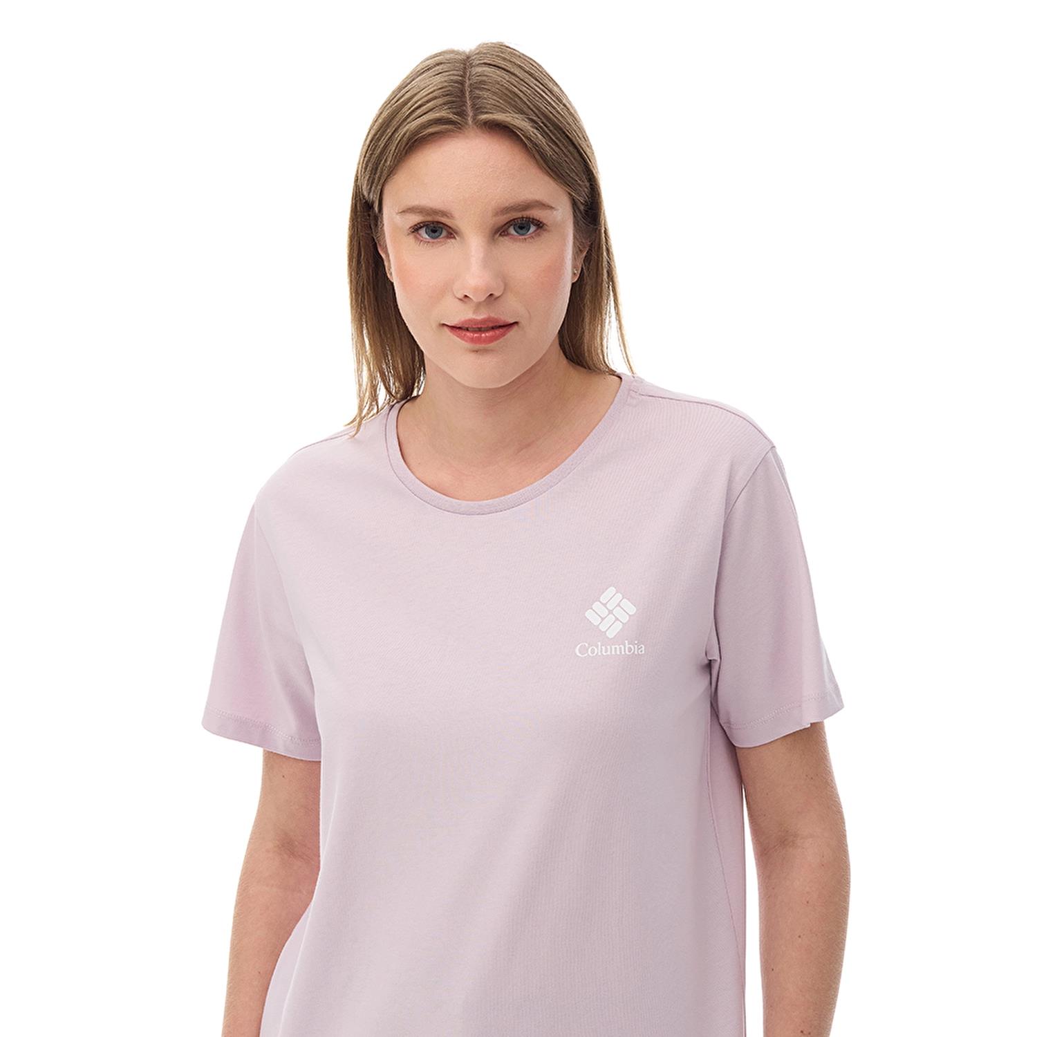 Columbia CSC Stacked Mini Gem Logo Kadın Kısa Kollu T-Shirt CS0316
