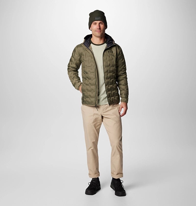 Columbia Delta Ridge Down Hooded Erkek Kaz Tüyü Mont WO6610