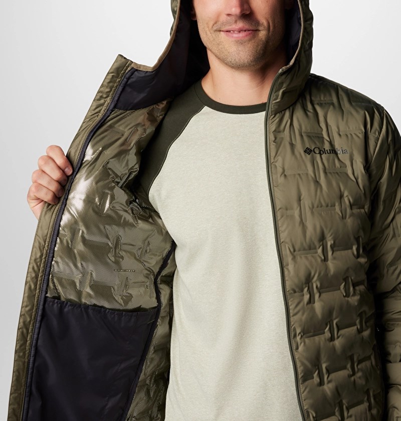 Columbia Delta Ridge Down Hooded Erkek Kaz Tüyü Mont WO6610