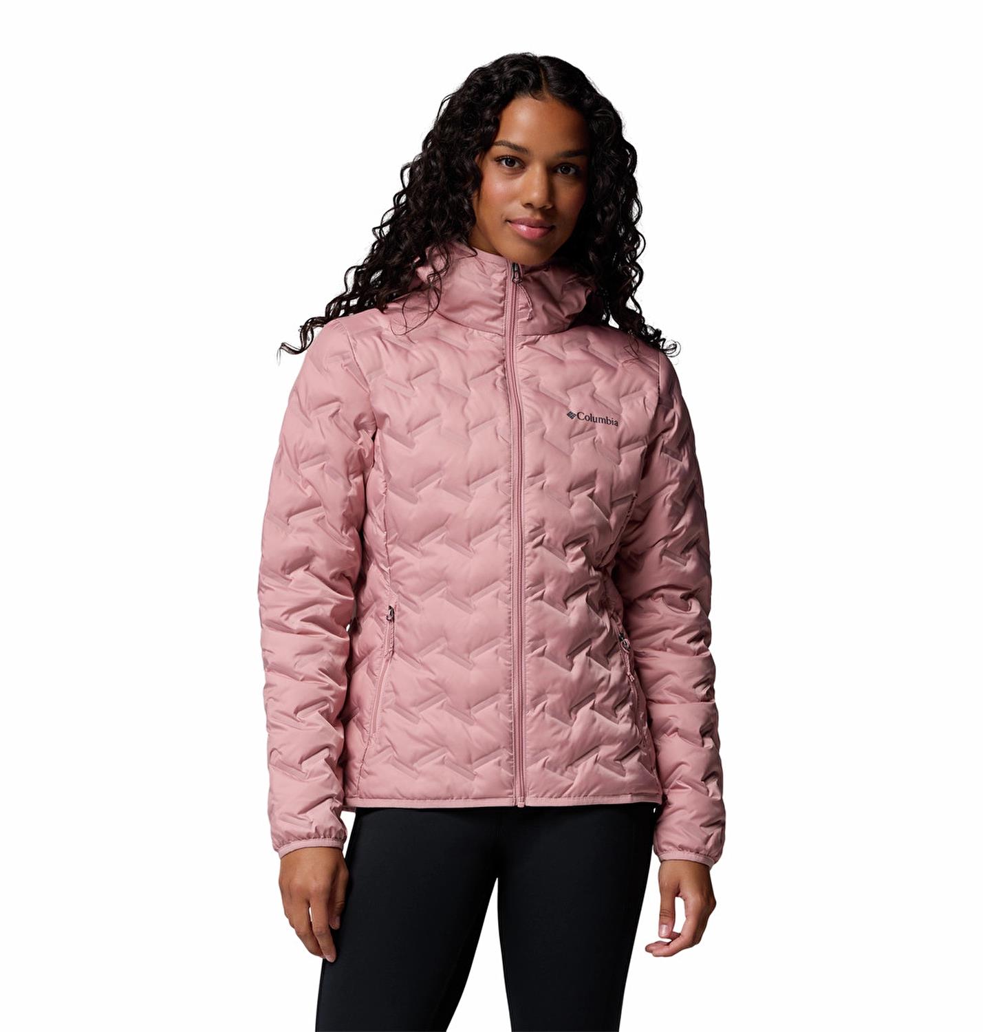 Columbia Delta Ridge™ II Down Hooded Jacket Kırmızı Kadın Outdoor Mont WK2769