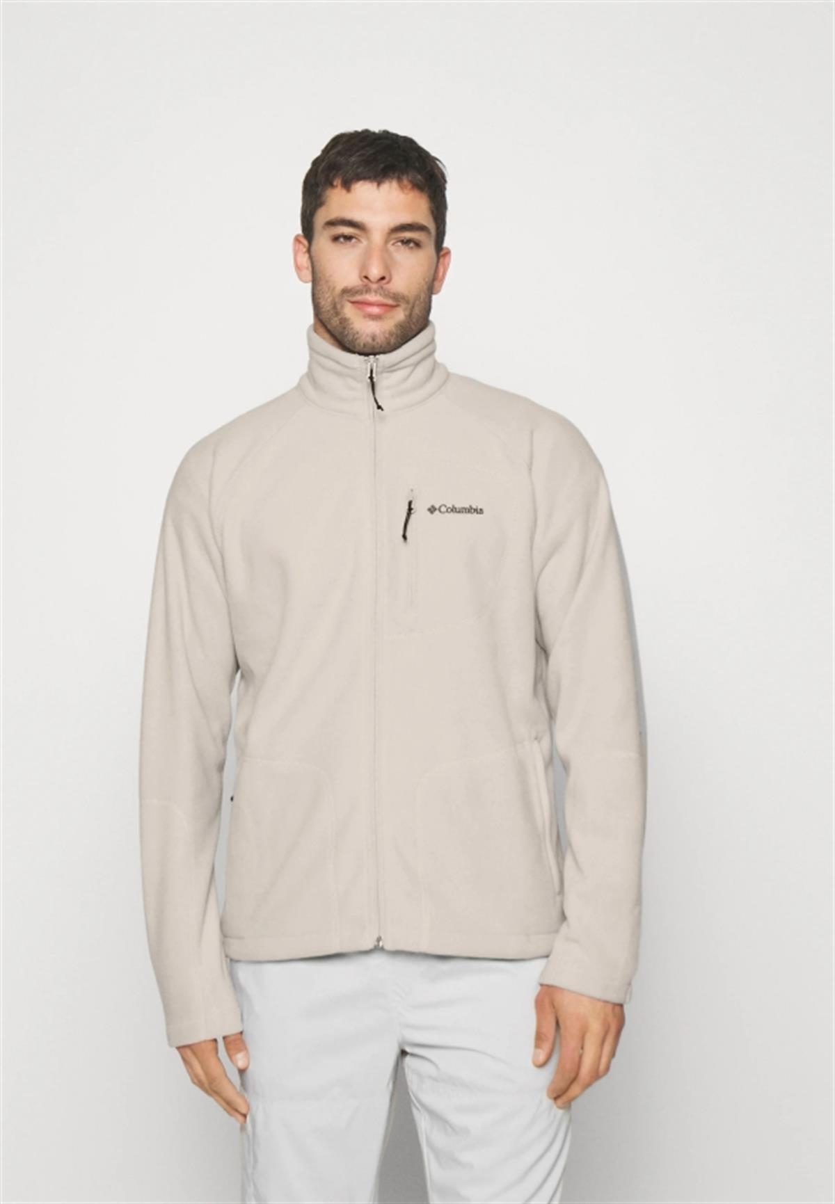 Columbia FastTrek II Full Zip Fleece Erkek Polar Üst Ekru AE3039-278