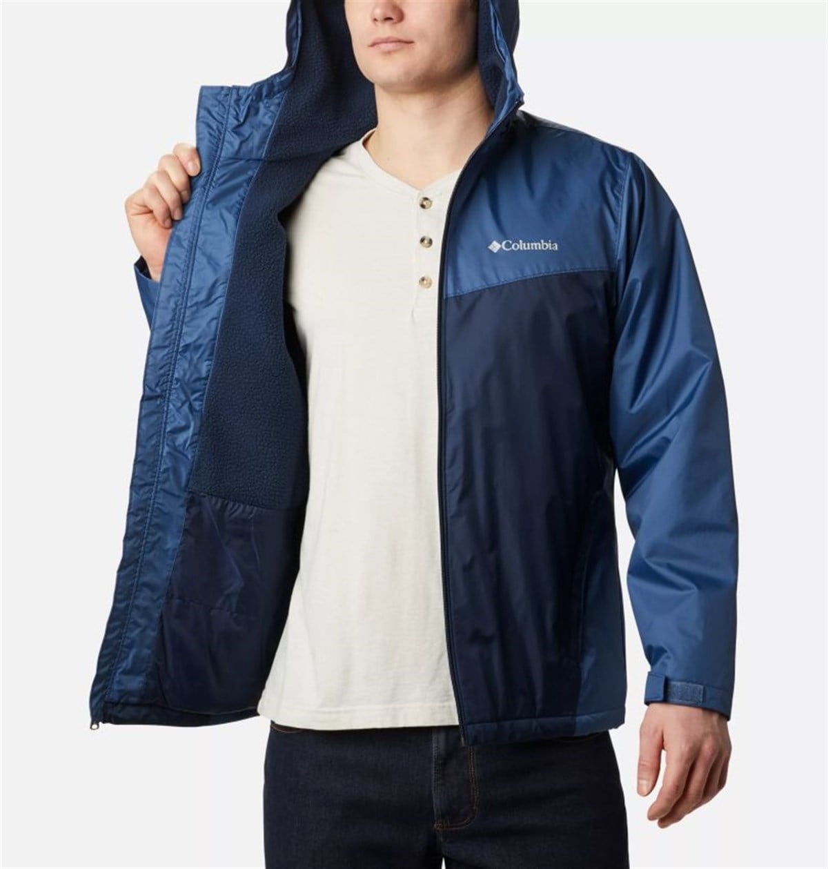 Columbia Glennaker™ Sherpa Lined Jacket Erkek Yağmurluk Mont XM0676-043